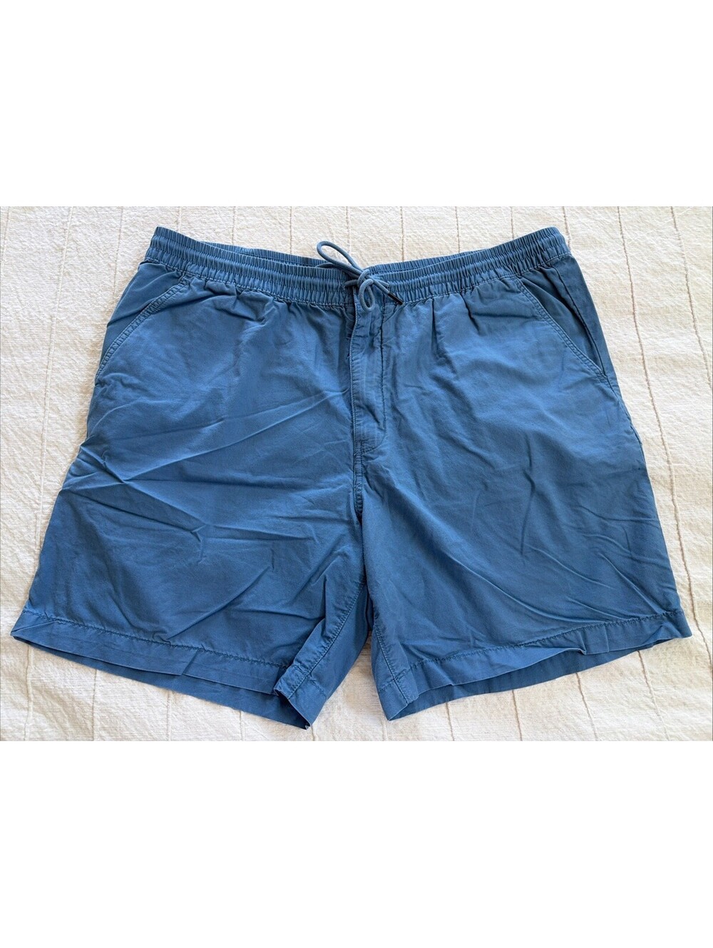 Patagonia Lightweight All Wear Hemp Volley Shorts Men's XL Blue Organic Cotton